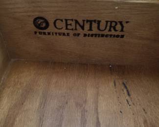 King bedroom furnishings by Century Furniture
