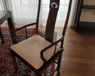 Henredon dining chair detail