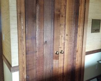 Natural wood doors