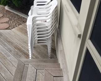 Plastic chairs
