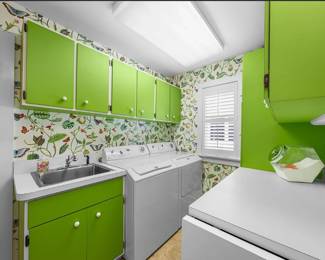 Laundry room cabinets - wow!