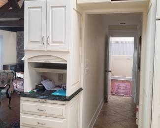 Appliance corral/office area