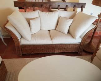 Wicker couch