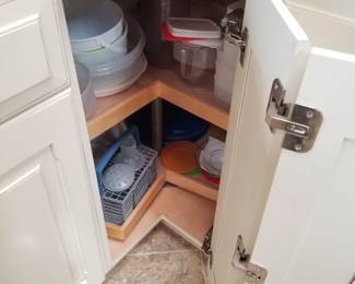 Kitchen cabinetry feature: lazy Susan