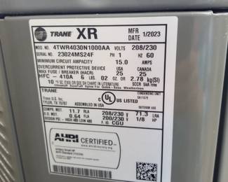 HVAC mfg. 1/2023