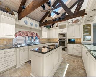 Custom kitchen with extensive cabinetry