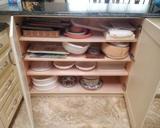 Shelving; serving ware