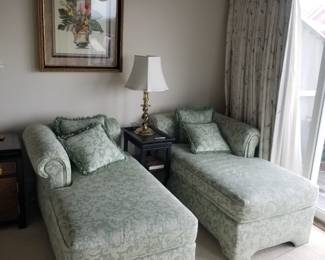 Set of two chaises