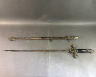 Lot 94 – Masonic Knights Templar Sword