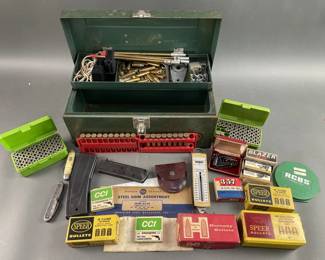Lot 93 – Variety of Bullets, Pocket Knives & More
