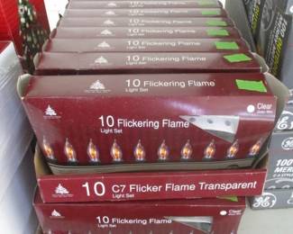 Flickering Flame Christmas Lights