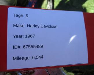 1967 Harley Davidson
