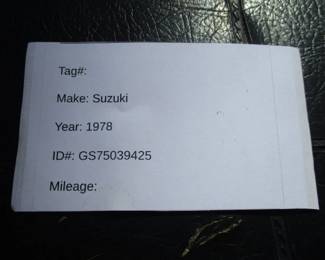 1978 Suzuki
