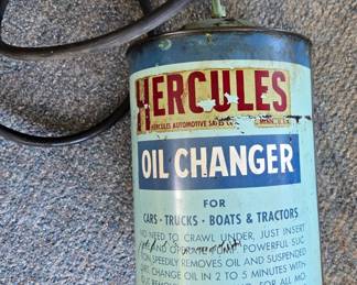 Vintage Hercules Oil Changer