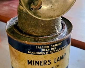 Union Carbide Miners Lamp