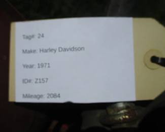 1971 Harley Davidson 