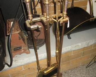 Brass Fireplace Tools