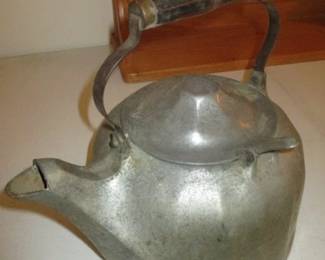 Vintage Pewter Tea Pot