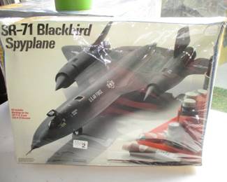 Sr-71 Blackbird Spy Plane Model
