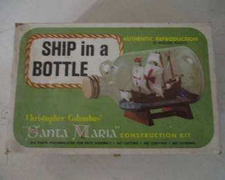 1980 Santa Maria Ship in a Bottle Maodel