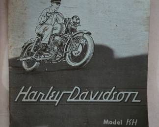 Harley Davidson Riders Hand Book "Mod# KH"