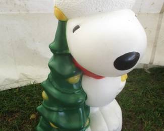 Christmas Snoopy Blow Mold