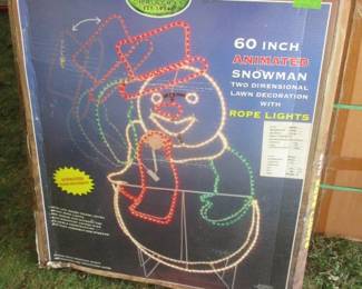 60" Animated Snowman