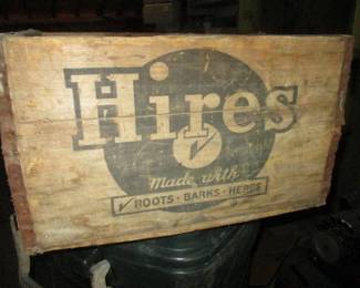 Old Hires Root Beer Crate