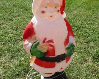 Vintage Santa Blow Mold
