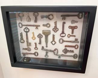 59 Skeleton Key Shadow Box Decormin