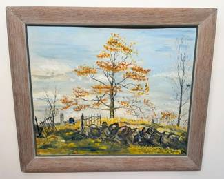 59 Erich Schade Old Cemetery On Putney Hill Original Oilmin
