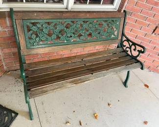 59 Wrought Iron Park Bench X2min
