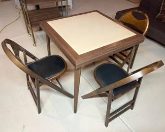 59 Stakmore Vintage Folding Game Table Chairsmin