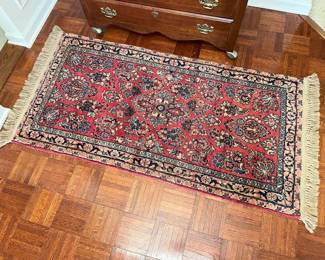 59 Persian Sarouk 2.5 X 5 Wool Runner Iran c.1945min