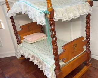 59 Max F. Ilsanker Mastercraftsman Rocking Canopy Bedmin