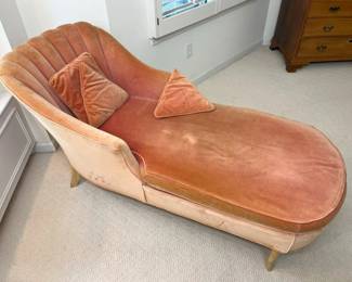 59 Vintage Velour Chaise min