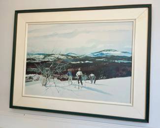 59 Andrew Wyeth From Mount Kearsarge Original Lithomin