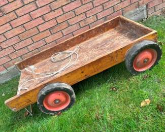 59 Vintage Primitive Pull Cartmin