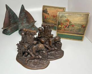 59 Vintage Bronze Bookend Selectionmin