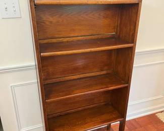 59 Larkin Vintage 4Shelf Folding Bookcasemin