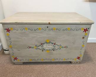 59 1883 Schade Handpainted Trunkmin