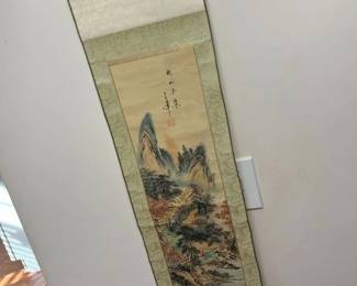 59 Vintage Japanese Scroll Painting X4min