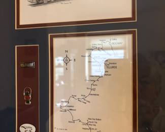 Railroad Collection and pins and patches