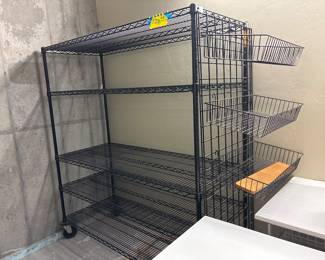 Storage Shelving, rolling