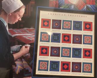 Framed Stamps quiltting