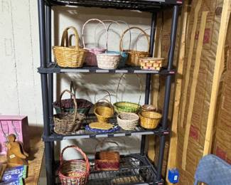 Plenty of baskets ready for a new home.