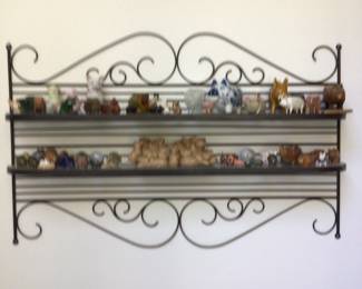Metal shelf
