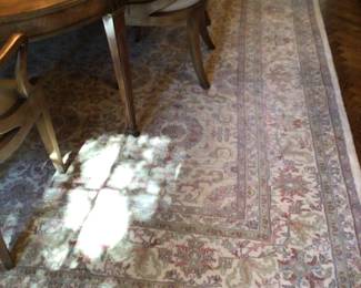 Wool rug, 106” x 12’.