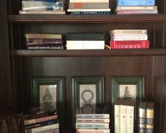 Books, trio of prints