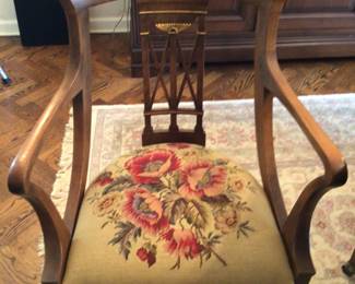 6 Baker chairs, 2 with arms dining room chairs